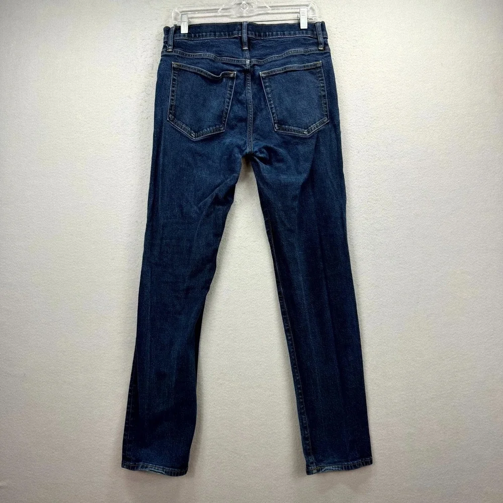 J.CREW Flex Jeans Mens 31x32 Blue‎ Denim Pants Casual Wear Mid Rise Straight Leg